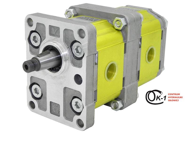 POMPA HYDRAULICZNA PODWÓJNA TANDEMOWA PRAWA 4/4 MINIKOPARKA