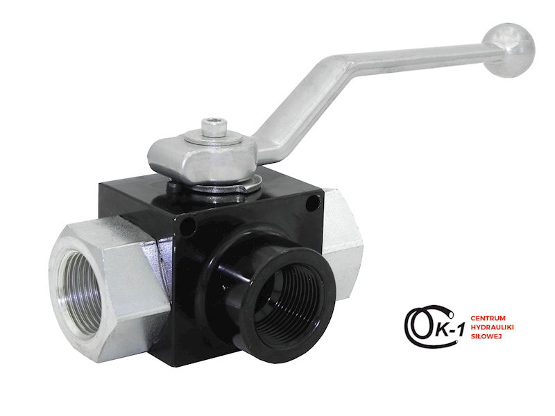 ZAWÓR HYDRAULICZNY RĘCZNY KULOWY 3 DROGOWY 1"