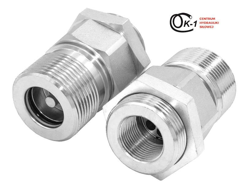 Szybkozłącze hydrauliczne VCR 1'' skręcane motylkowe GNIAZDO