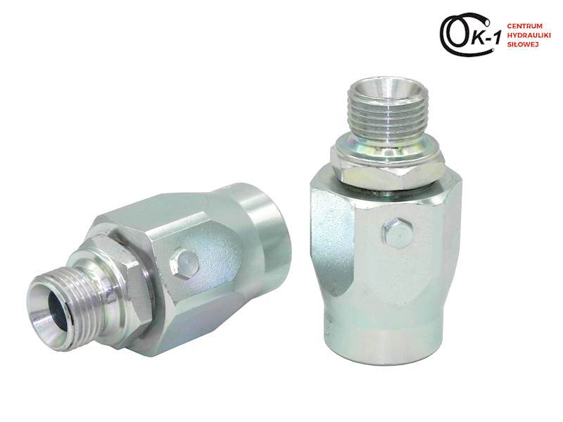 ZŁĄCZE HYDRAULICZNE OBROTOWE PROSTE GGIL 3/8''