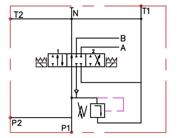 ROZDZIELACZ HYDRAULICZNY 1 SEKCJA 80L ELEKTRYCZNY 12V