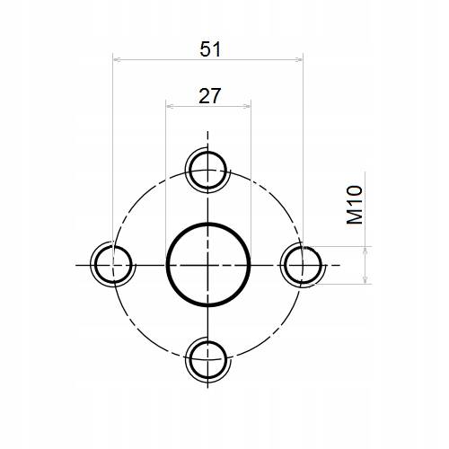 PRZYŁĄCZE KOŁNIERZOWE POMPA CARO 1"- 51mm