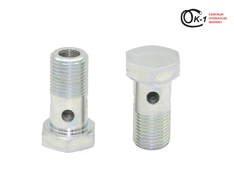 ŚRUBA HYDRAULICZNA Z OCZKIEM 22x1,5 OCZKOWA