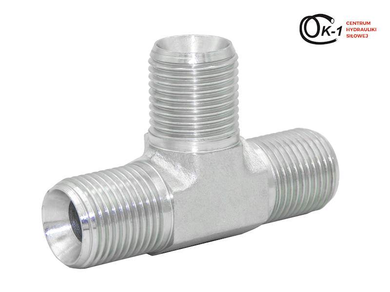 ZŁĄCZE TRÓJNIK HYDRAULICZNY 3x BSP 1/4"