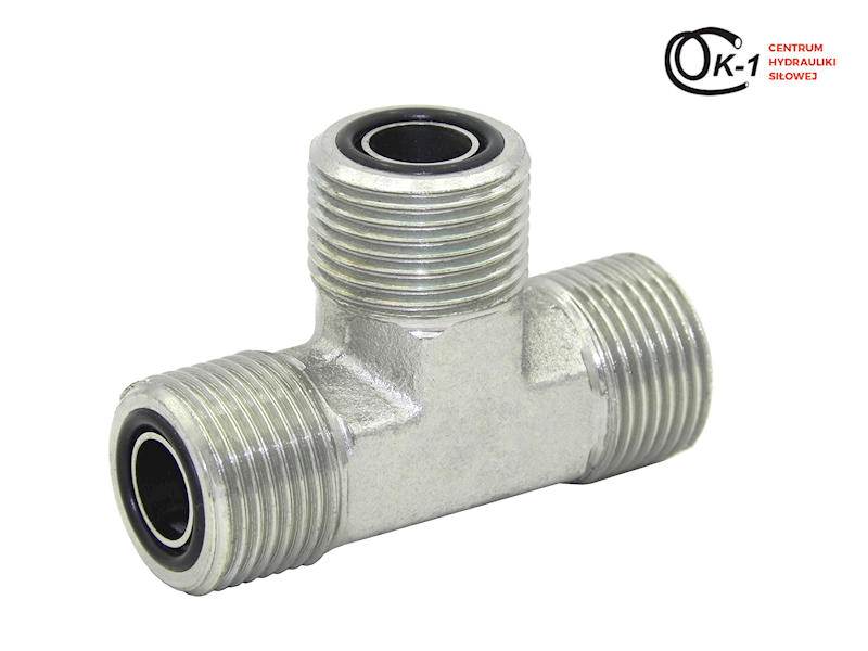 ZŁĄCZE TRÓJNIK HYDRAULICZNY 3x ORFS 9/16''