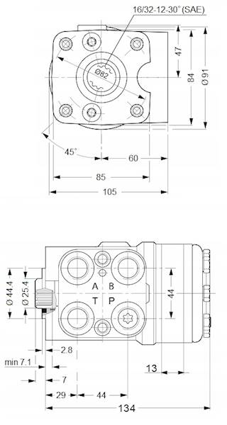 ORBITROL OSPB 100 CN 150-0127 JOHN DEERE