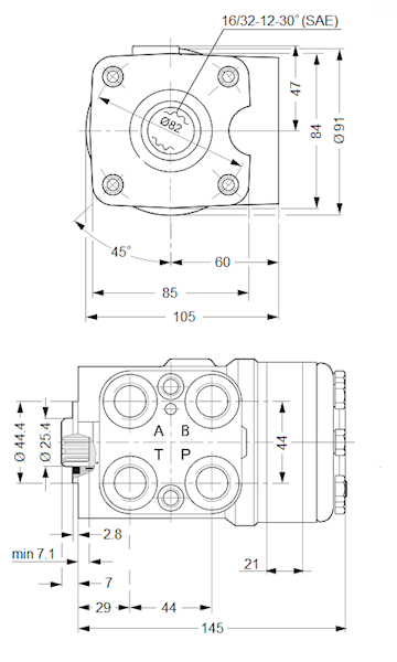 ORBITROL OSPB 160 CN 150-0128 JOHN DEERE
