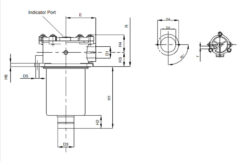 KORPUS FILTRA POWROTNEGO MPF 1002 AG3 SH 63028 MP FILTRI