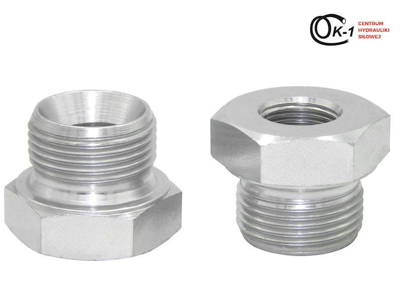 TULEJA RÓŻNICOWA REDUKCJA GWINTU BSP 1/2'' - 3/8''