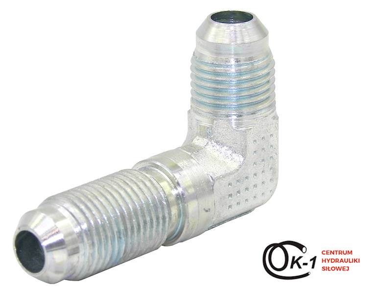 KOLANO HYDRAULICZNE 2x UNF 9/16 DŁUGIE GRODZIOWE