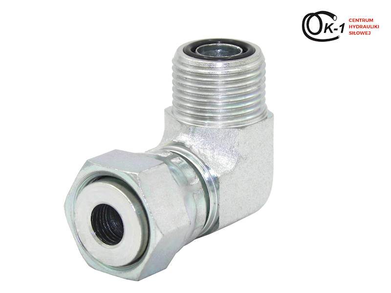 ZŁĄCZE KOLANO HYDRAULICZNE Z NAKRĘTKĄ ORFS 1''