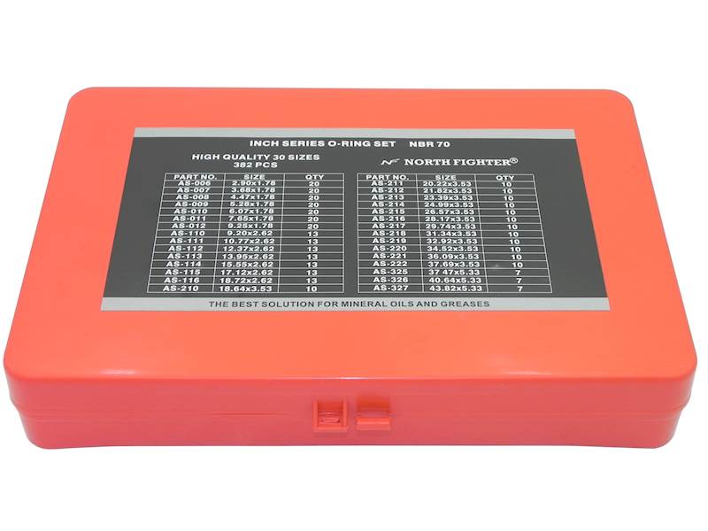 ZESTAW KOMPLET USZCZELKI ORING CALOWE 382 SZT.