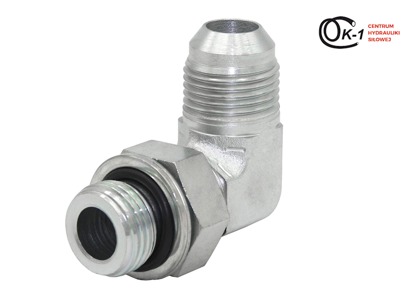 KOLANO Z PRZECIWNAKRĘTKĄ BSP 3/8'' - UNF 7/8''