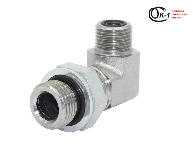 KOLANO Z PRZECIWNAKRĘTKĄ BSP 1/2'' - ORFS 1.3/16''