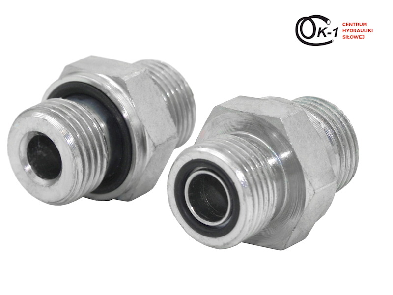 PRZYŁĄCZE HYDRAULICZNE NYPEL BSP 3/8 - ORFS 9/16