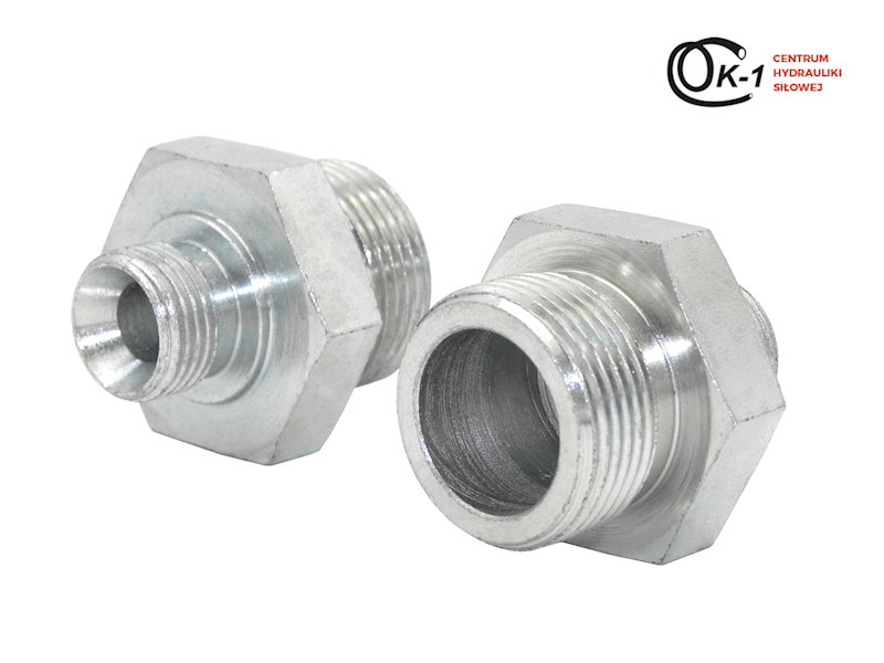 PRZYŁĄCZE HYDRAULICZNE NYPEL M33x2 - BSP 1/2''
