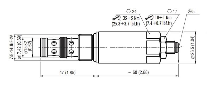 Zawór redukcyjny Argo Hytos SP4A-B3/H35S