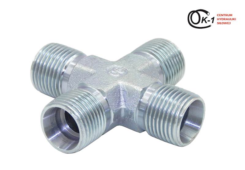 ZŁĄCZE CZWÓRNIK HYDRAULICZNY 4x M18x1.5 12L