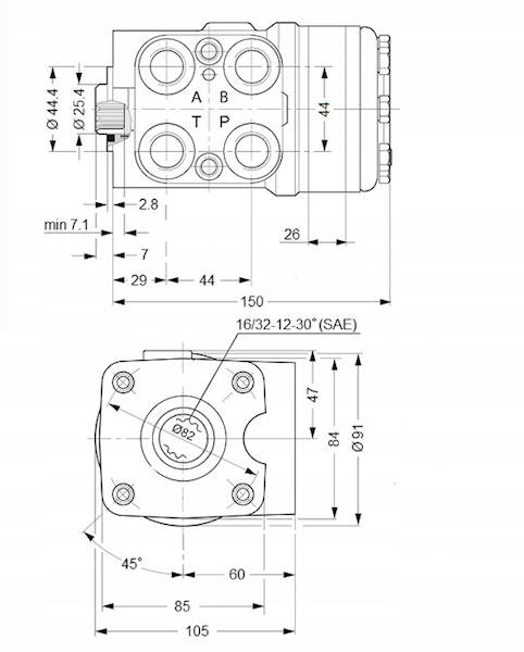 ORBITROL JOHN DEERE OSPB 80 CN 150-0126