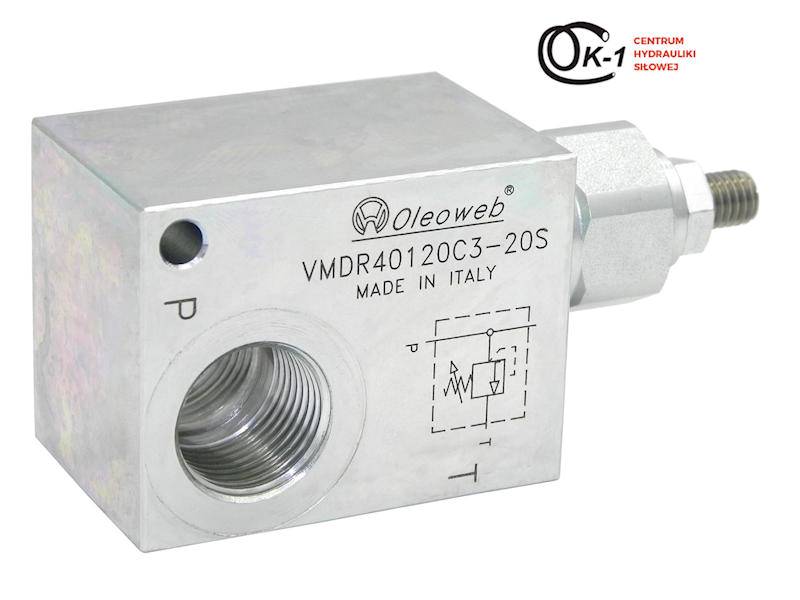 Zawór przelewowy VMD G1/2 30-120 BAR C2