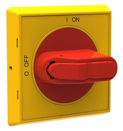 OHYS2RJ Pokrętło wyboru żółto-czerwone IP65 do OT1