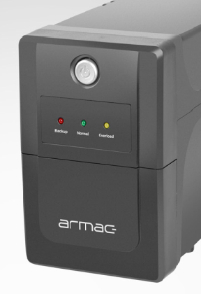 UPS 390W/650VA ARMAC HOME 650E LED 2x230V