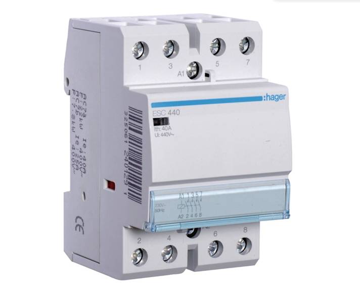 Stycznik 230VAC 4NO 40A AC-7a/b