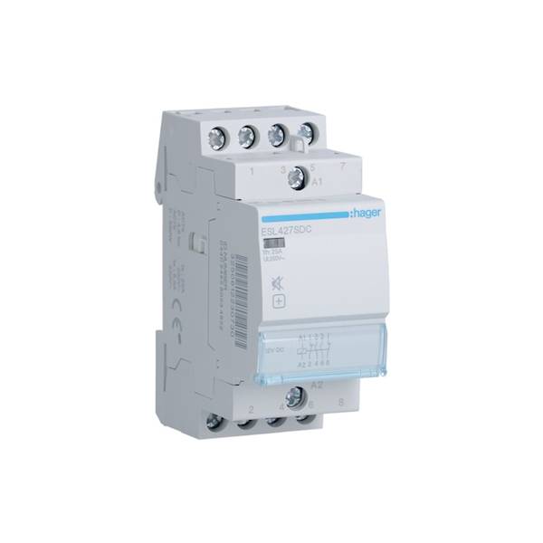 Stycznik cichy 12V DC 2NO+2NC 25A AC-7a/b