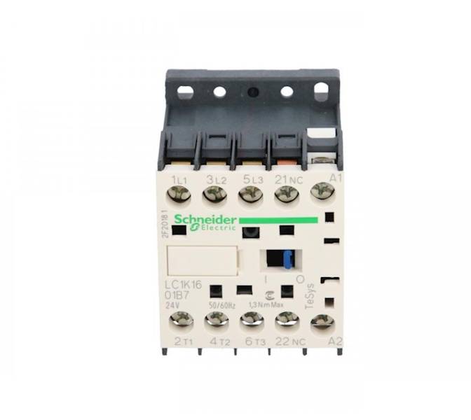 3P CONT 16A AC3 7.5KW 1NC AUX 24VAC COIL