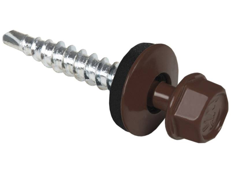 WKRĘT FARMERSKI DREWNO WFD 4,8x35 BRĄZ RAL8017