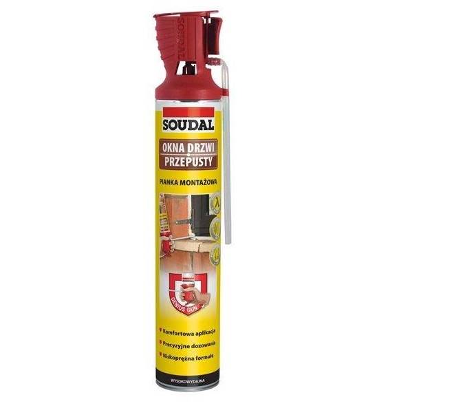SOUDAL PIANKA MONTAŻOWA GENIUS GUN 770 ML