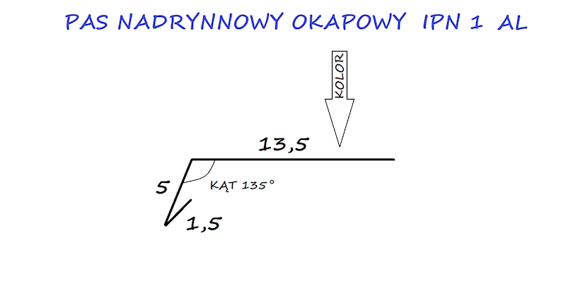 PAS NADRYNNOWY ALU.IPN1 KASZTAN 8012