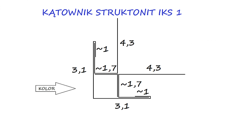 KĄTOWNIK STRUKTONIT STAL IKS1 KASZTAN 8012