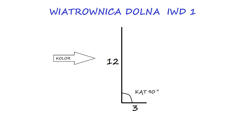 WIATROWNICA DOLNA STAL IWD1 GRAFIT 7016