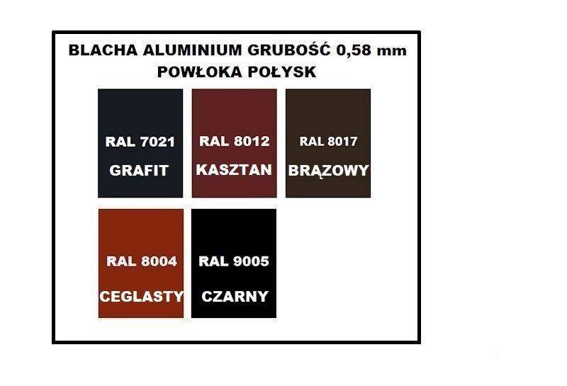 KALENICA PROSTA MAŁA ALU.IKP4 KASZTAN 8012