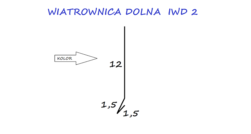 WIATROWNICA DOLNA STAL IWD2 CZARNA RR 033 PMG