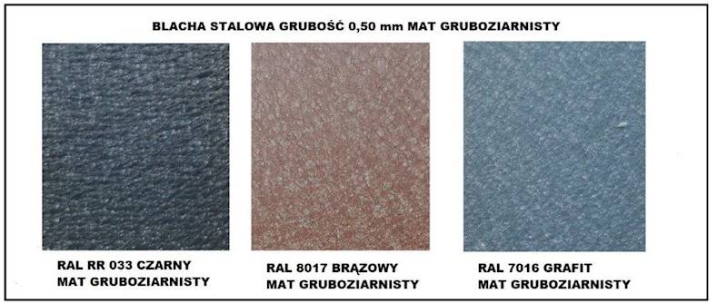 WIATROWNICA GÓRNA BOCZNA STAL IWG6 BRĄZ 8017 PMG