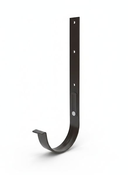 PCV BRĄZ  75 UCHWYT RYNNY METAL