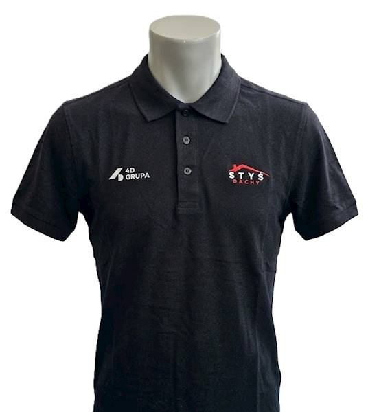 FA KOSZULKA POLO  RSX CZARNA   L  8 pkt.