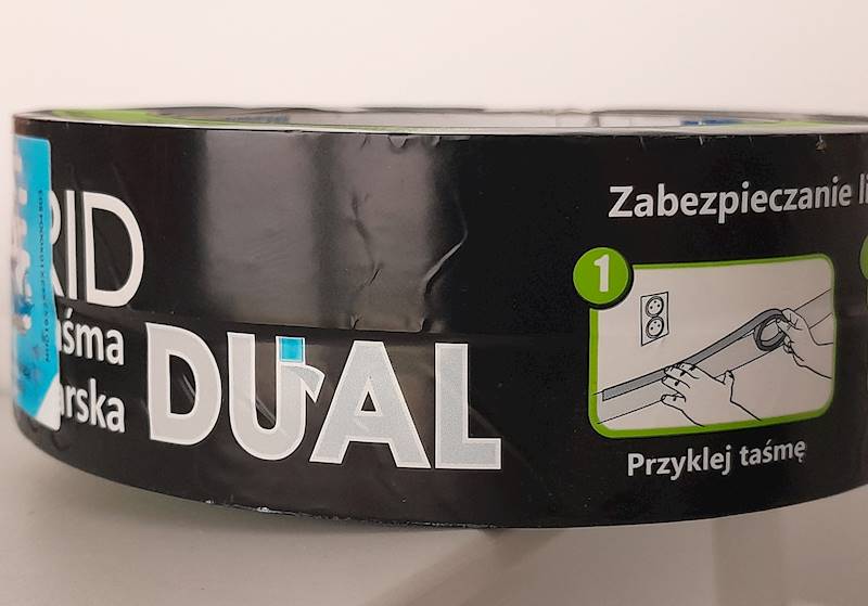 B Taśma dwustronna Hybrid Dual 25mx 2szt