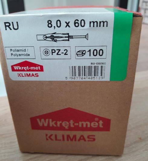 Kołek uni. 8x60 i 6x60