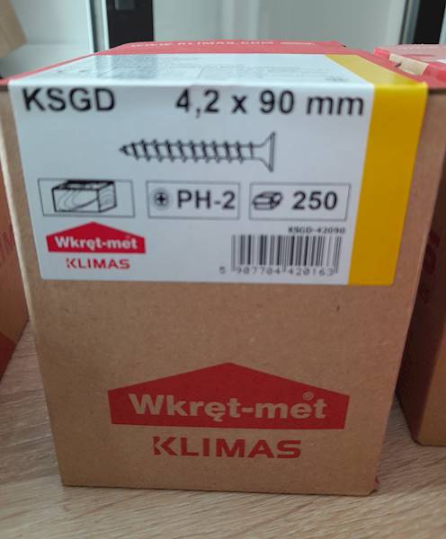 Wkręt D 4,2x90    250szt