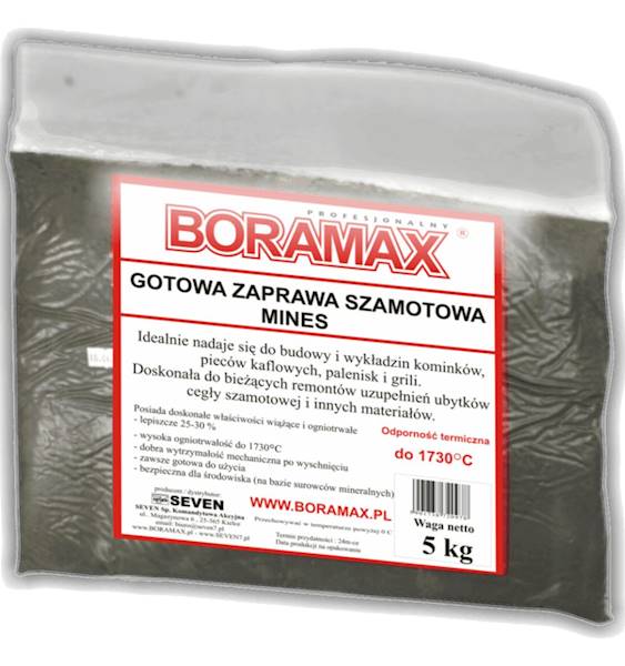 BORAMAX Zaprawa szamotowa 5kg