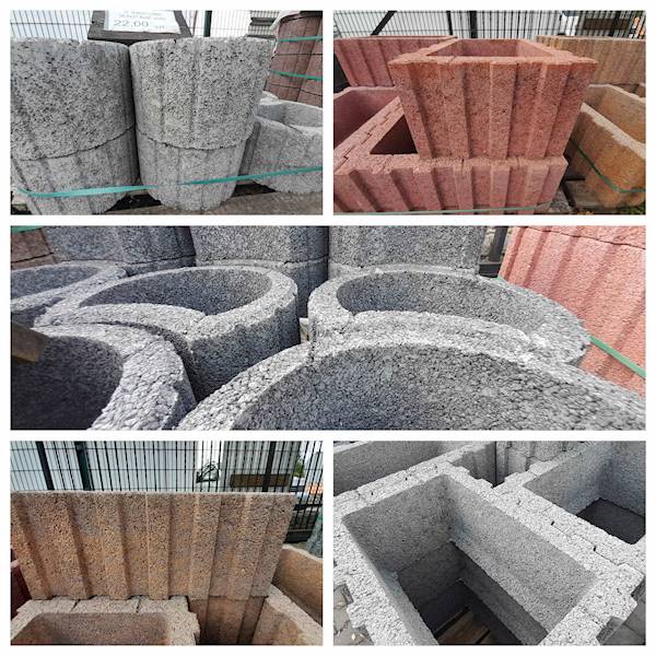 U. Gazon LUNA 34,5x27,8x20  szary