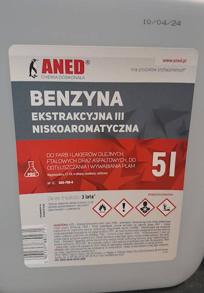 Rozcien. Benzyna ekstr. 5l