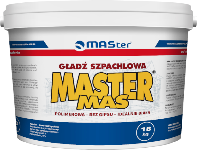 Gładź gotowa MASTER 18kg