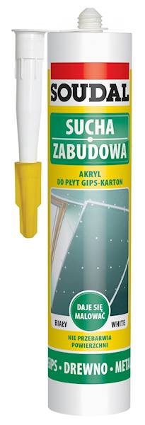 SOUDAL akryl biały 280ml