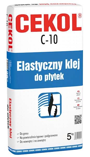 CEKOL C10 Elastyczny klej do płytek 5 kg
