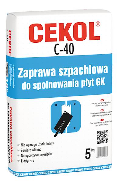 CEKOL C40 Szpachlówka do spoin 5 kg