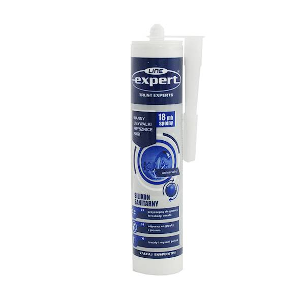 Silikon Expert LINE sanitarny bezbarwny 300ml